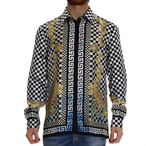 camicia e ascot di seta uomo donatella versace collezione 2010|Camicie VERSACE da Uomo .